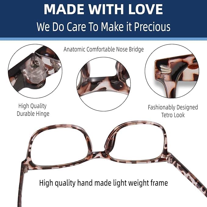 Blue light glasses for women, men