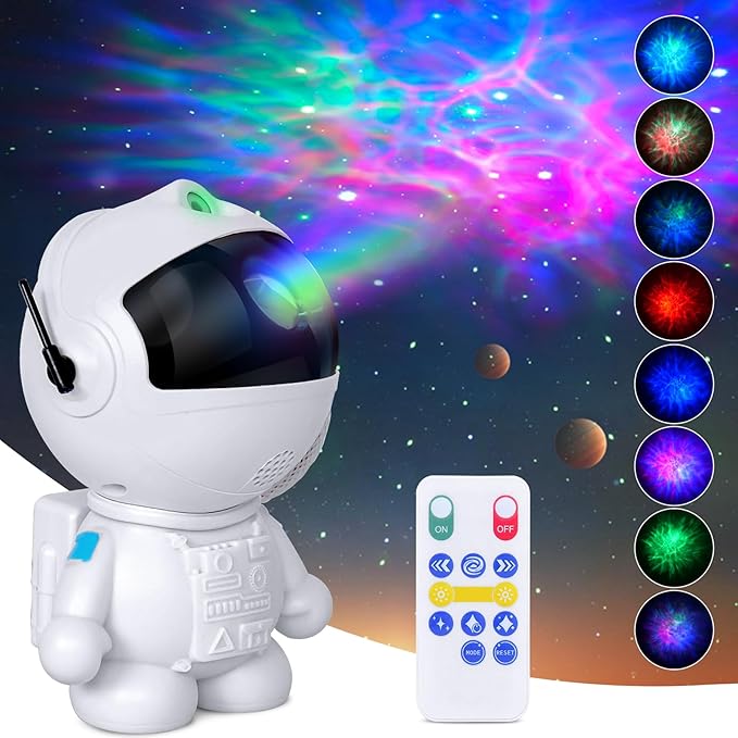 Astronaut Galaxy Projector with NebulaLED, Star Projector